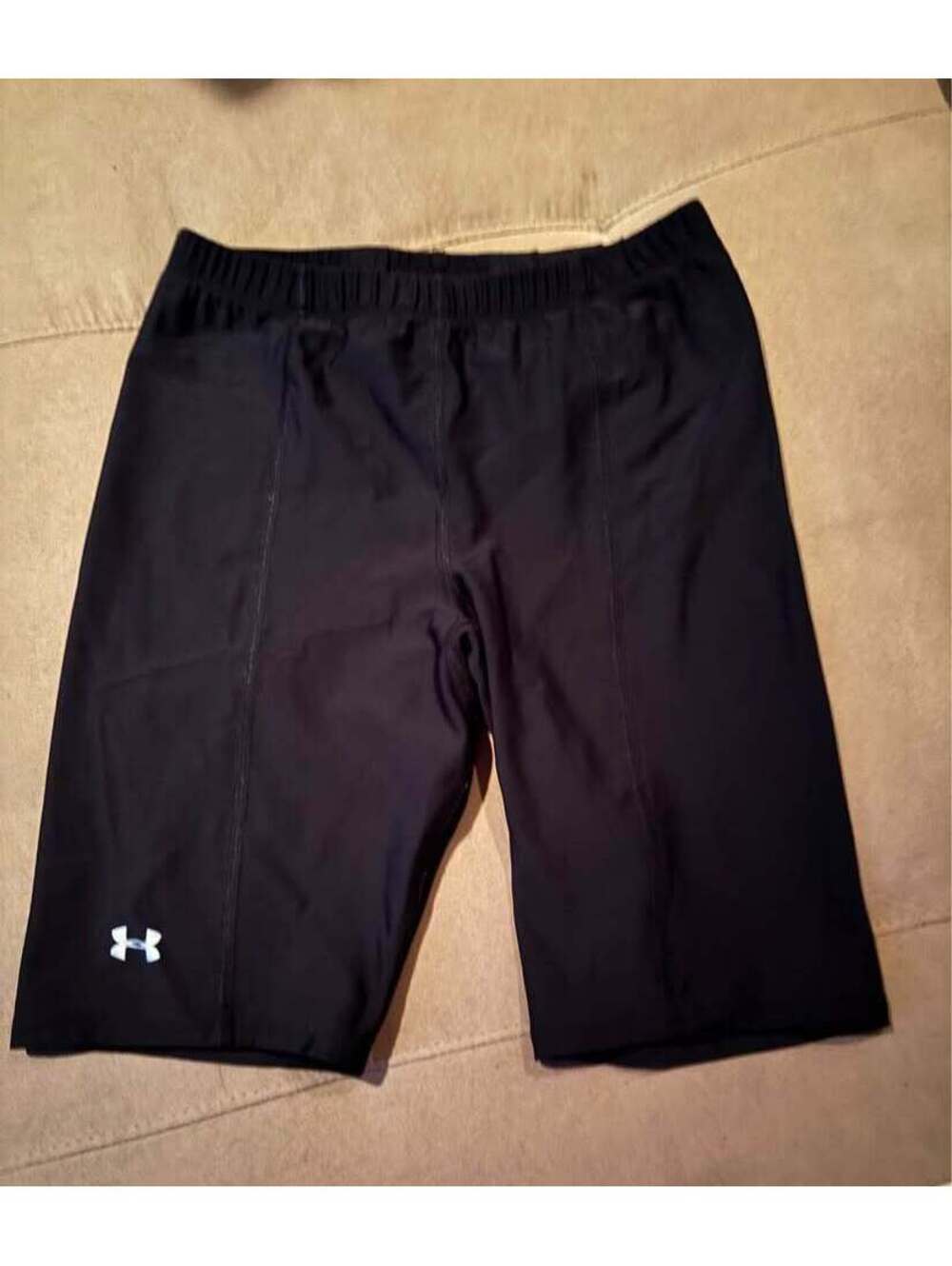 Womens Under Armour Black Compression Shorts Size M